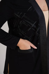 Oysho Strickjacke Große Größen – Schwarz