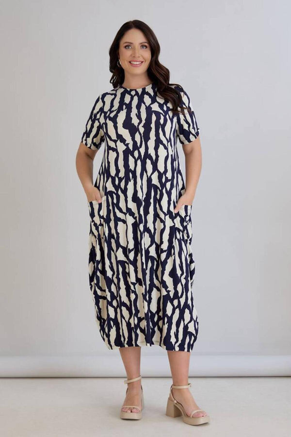 Jerseyjurk Met Print – Grote Maten, Multicolor
