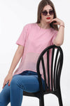 Damesblouse Met Tencel - Detail - Roze