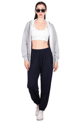 Side - Tie Shalvar Trousers — Navy