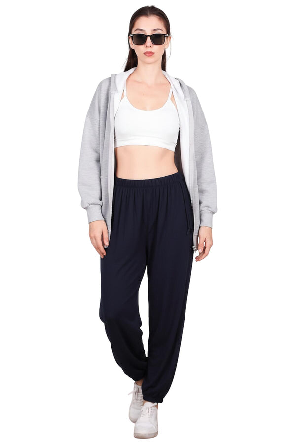Shalvar - Broek Met Zijkoorden – Marineblauw