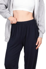 Side - Tie Shalvar Trousers — Navy