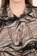 Blouse Met Dessin - Grote Maten, Multicolor