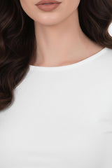 Stone Stretch Ronde Hals Top