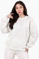 Kort Crewneck - Sweatshirt — Ecru