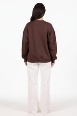 Kort Crewneck - Sweatshirt — Bruin