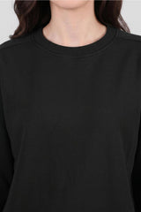 Kort Crewneck - Sweatshirt — Zwart