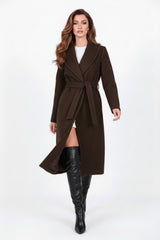 Brown Long Wool Coat