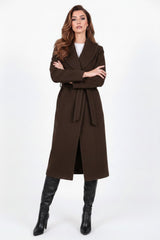 Brown Long Wool Coat