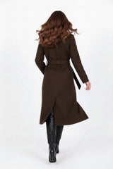 Brown Long Wool Coat