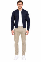 Herren Stoffhose – Stone