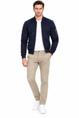 Herren Stoffhose – Stone