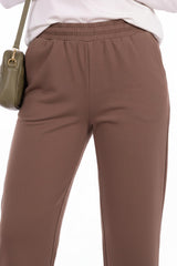 Set Mit Schal Und Langen Ärmeln — Taupe