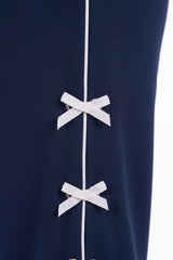 Jogger Arabiyeli À Nœud Au Bas — Bleu Marine
