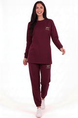 Ensemble Jogging Avec Broderie Tigre — Bordeaux