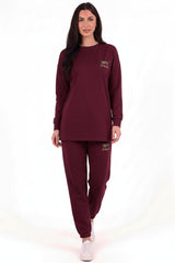 Ensemble Jogging Avec Broderie Tigre — Bordeaux