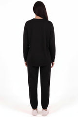 Ensemble Sweat Brodé Tigre — Noir