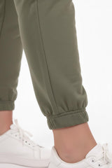 Teddy - Embroidered Tracksuit Set — Khaki