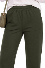 Langarm - Set Mit Schal In Khaki