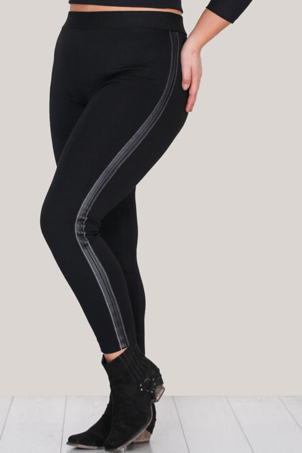 Zwarte Legging – Grote Maten