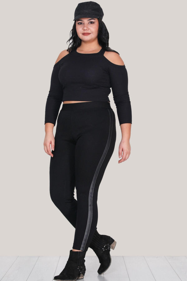 Zwarte Legging – Grote Maten