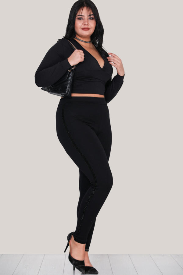 Legging Grote Maten - Zwart