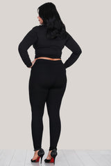 Legging Grote Maten - Zwart