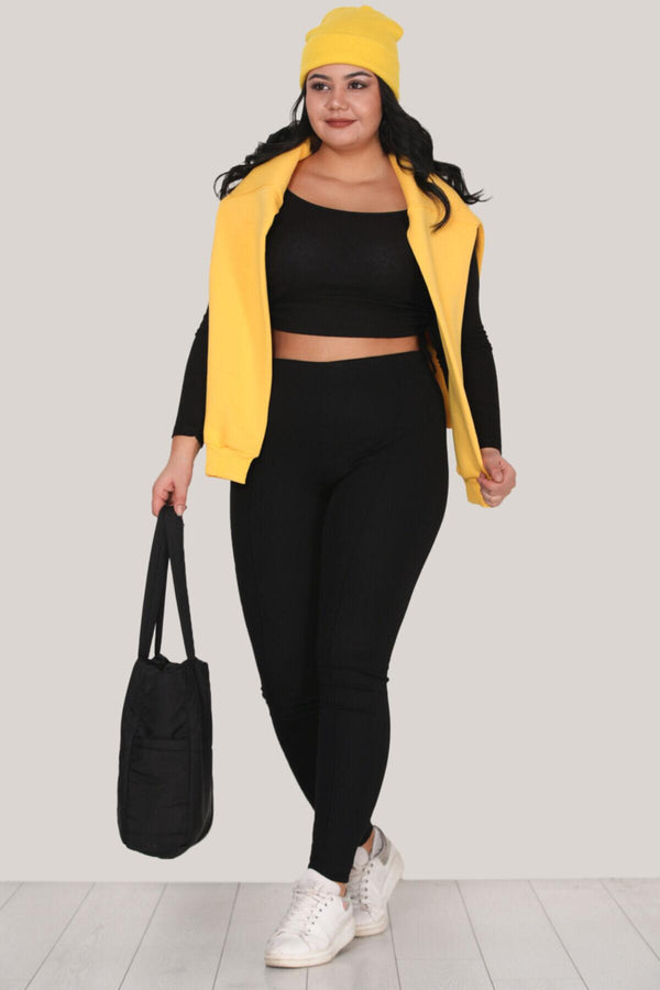 Legging Grote Maten - Zwart
