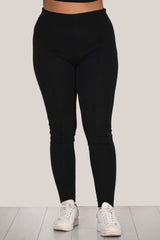 Legging Grote Maten - Zwart