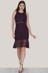 Kurzes Abendkleid – Violett