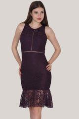 Kurzes Abendkleid – Violett