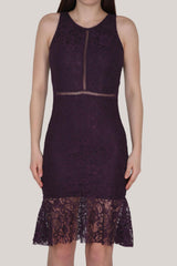 Kurzes Abendkleid – Violett