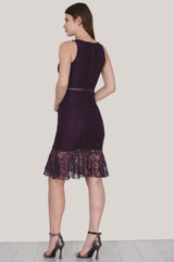 Kurzes Abendkleid – Violett