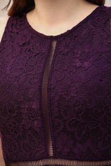 Kurzes Abendkleid – Violett