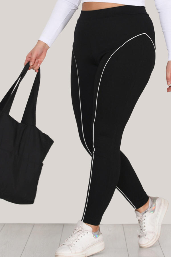 Plus - Size Legging – Zwart