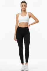 Push - Up Legging, Hoge Taille — Zwart