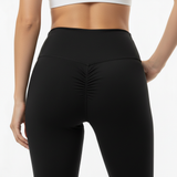 Push - Up Legging, Hoge Taille — Zwart